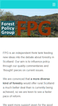 Mobile Screenshot of forestpolicygroup.org