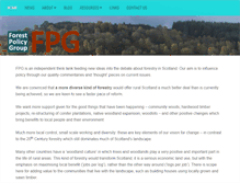 Tablet Screenshot of forestpolicygroup.org